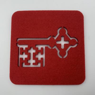 Filzuntersetzer Schlüssel