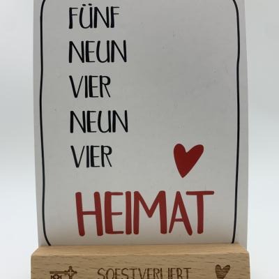 Soester Kartenhalter hinten